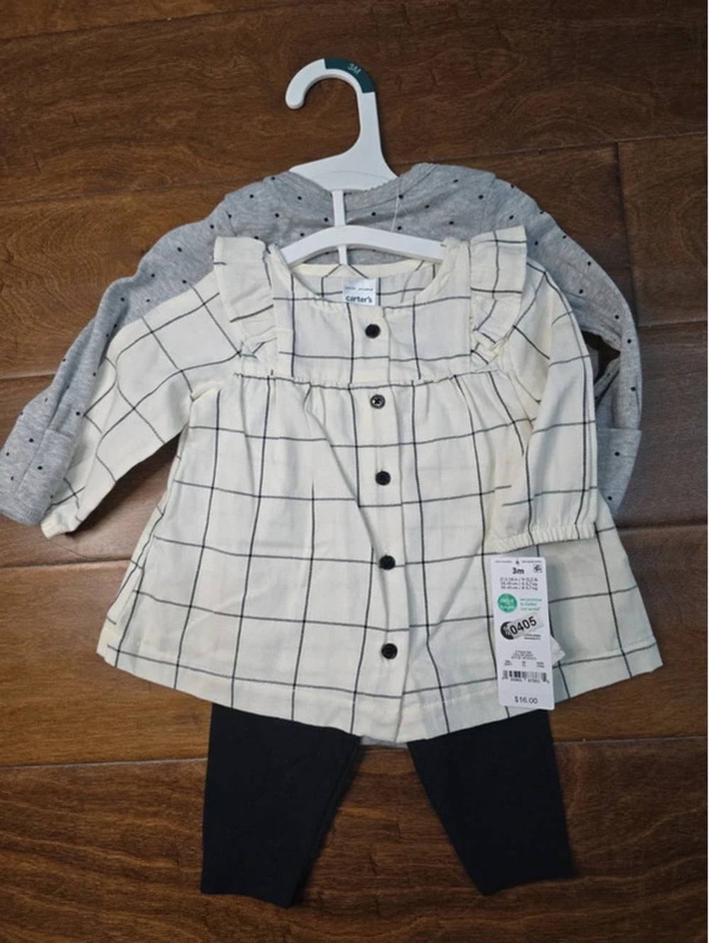 3m brand new three piece outfit set from carter's item 405G5